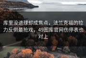 库里没进球却成焦点，法兰克福的拉力反倒最抢戏，49图库官网伤停表也对上
